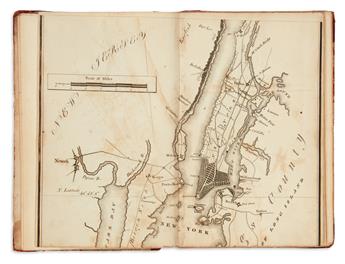 (HUDSON RIVER.) Bridges, [William?], delineator; Rollinson, engraver. Map of the Hudson Between Sandy Hook & Sandy Hill